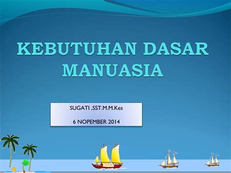 Kebutuhan Dasar Manusia PPT