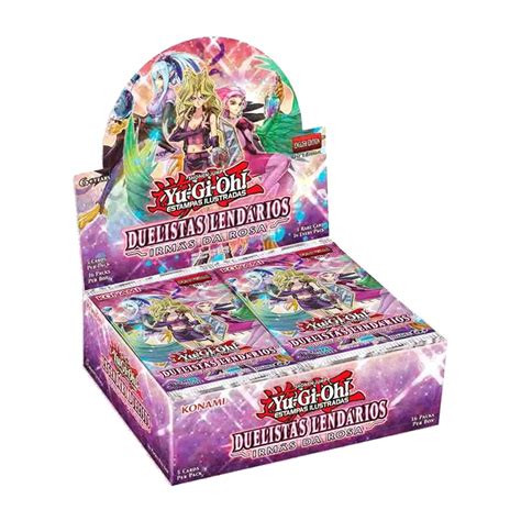 Booster Box Yugioh Duelistas Lend Rios Irm S Da Rosa Konami