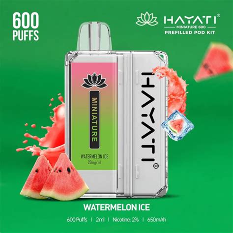 Hayati Miniature Pod Disposable Vape Watermelon Ice