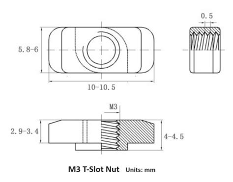 M T Slot Nut Pack Studica