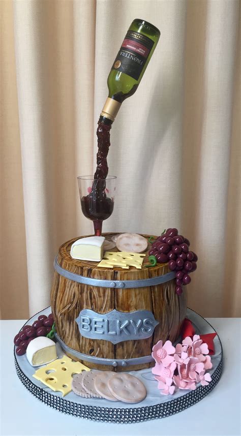 Wine Lover Birthday Cake