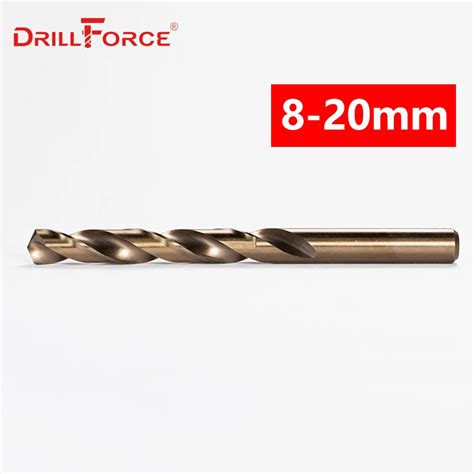 1pc 8mm 20mm M35 Hss Co Cobalt Drill Bits Hss Twist Drill Bit For