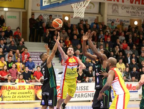 basket BALL NATIONALE 1 J 27 Saint Vallier Basket Drôme Rueil