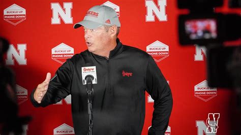 Bill Busch Nebraska Special Teams Coach Talks Finding Returners And