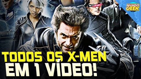 X MEN Entenda a HISTÓRIA CONFUSA de TODOS os FILMES em 1 VÍDEO