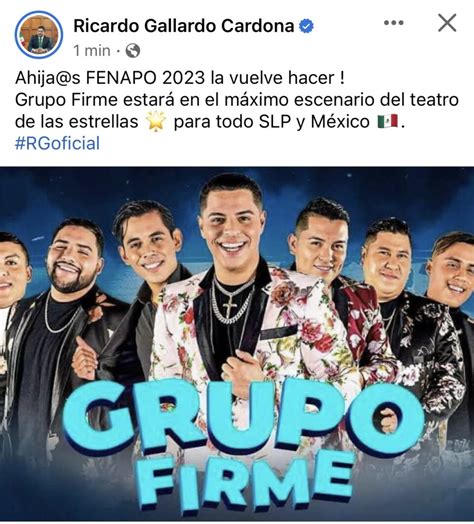 GRUPO FIRME 3ER ARTISTA CONFIRMADO PARA EL TEATRO DEL PUEBLO DE LA