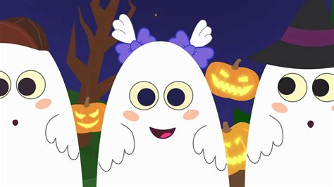 Five Little Ghosts Halloween Song Kids Songs For Kids Youtube