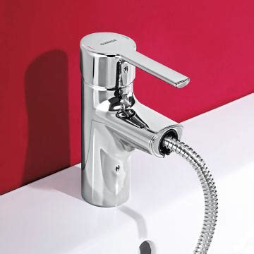 Hansa Ronda Mitigeur De Lavabo Monocommande Avec Flexible De Douche