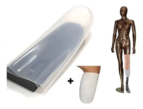 Liner Prótese Transtibial Silicone Tamanho 235mm Para Coto