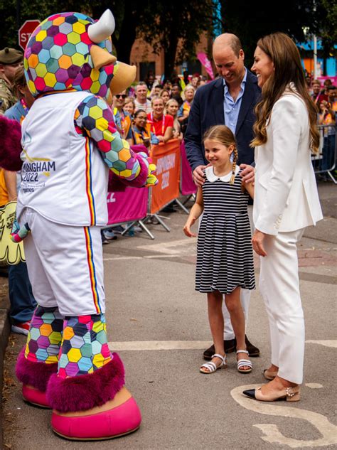 Princess Charlotte Sports Rachel Riley Breton Striped Dress On Day 6 Of