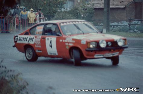 Van Rompuy Dirk Moens Fran Ois Opel Kadett Gt E Nationale Rally