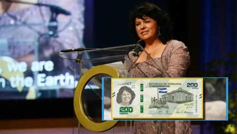 Cambio en el billete de 200 lempiras Saldrá imagen de Bertha Cáceres