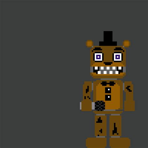 Pixilart Withered Freddy Sprite By Veccour