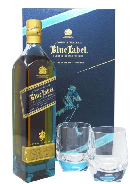 Johnnie Walker Richard Malone Collection Blue Label 2 X Tumblers T Pack Whisky 70cl