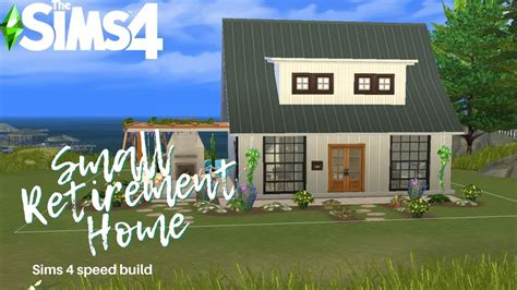 DREAM RETIREMENT HOME THE SIMS SPEED BUILD NO CC SIMS SPEED