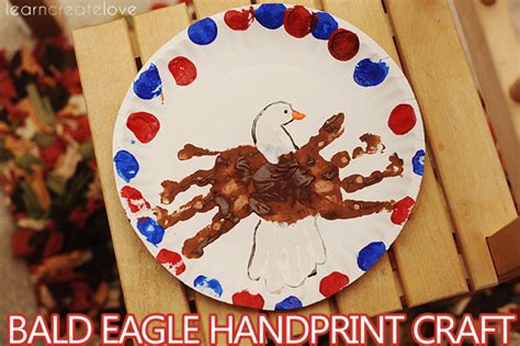 Bald Eagle Handprint Craft