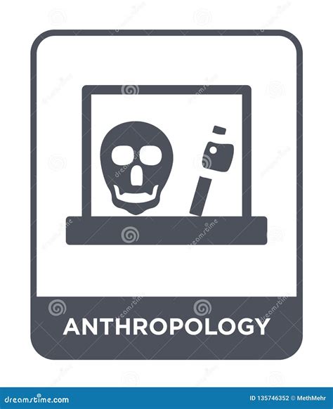 Anthropology Icon in Trendy Design Style. Anthropology Icon Isolated on