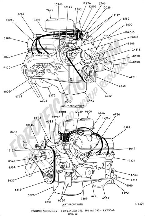 Ford Truck Technical Drawings And Schematics Section E Engine And