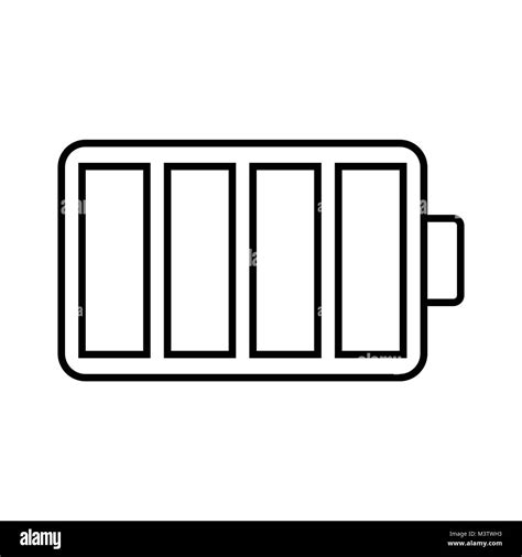 White battery icon Stock Vector Image & Art - Alamy