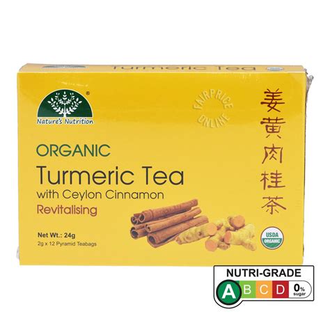 Natures Nutrition Organic Tea Turmeric And Ceylon Cinnamon Ntuc Fairprice