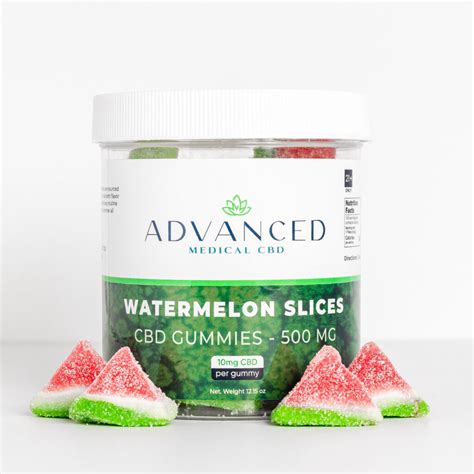 Cbd Watermelon Gummies 500 Mg Advanced Medical Cbd