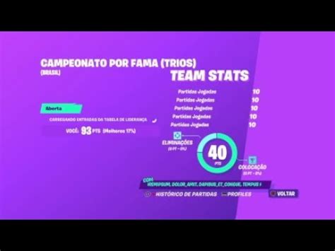 FORTNITE COMO FOMOS NA HYPE NIGHT TRIO END GAMES 93 PONTOS YouTube