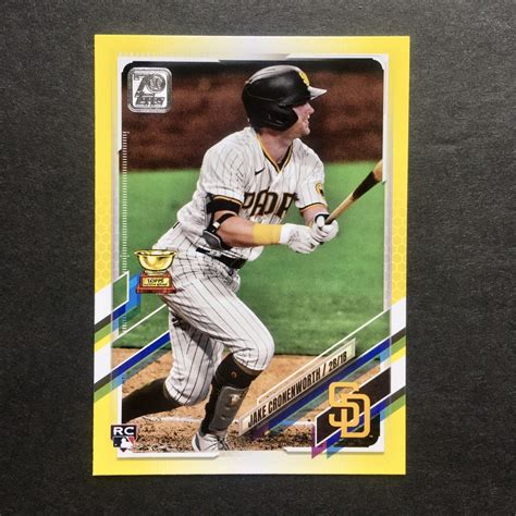 Jake Cronenworth 2021 Topps Yellow Rookie Card 371 Walgreens Exclusive