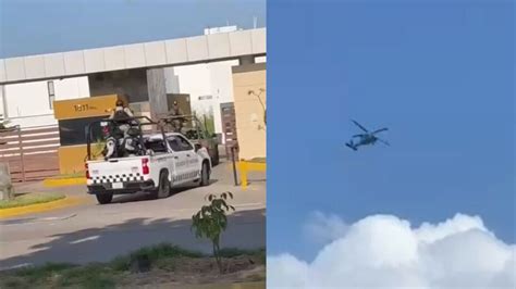 Operativo Militar Y Sobrevuelo De Helicóptero En Tres Ríos Culiacán