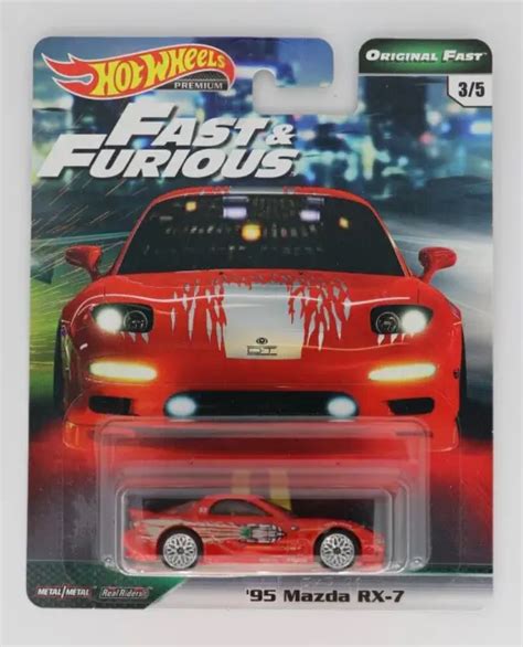 Hot Wheels Premium Fast And Furious Original Fast 95 Mazda Rx 7 [red] Eur 23 23 Picclick Fr