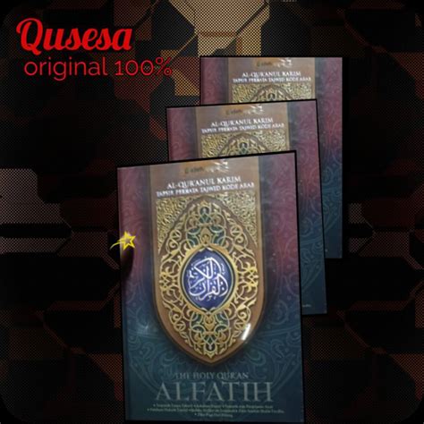 Jual The Holy Quran Al Fatih Ukuran A Tajwid Teejemahhan Perkata