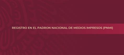 REQUISITOS PARA INGRESAR AL PADRÓN NACIONAL DE MEDIOS IMPRESOS 2024