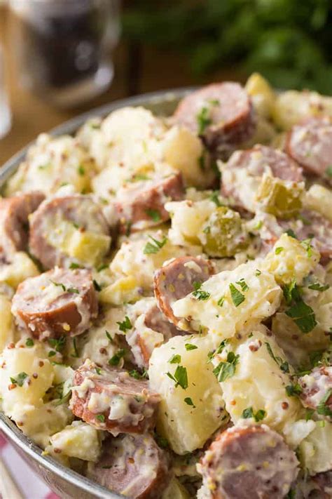 German Sausage And Potato Salad Simply Stacie