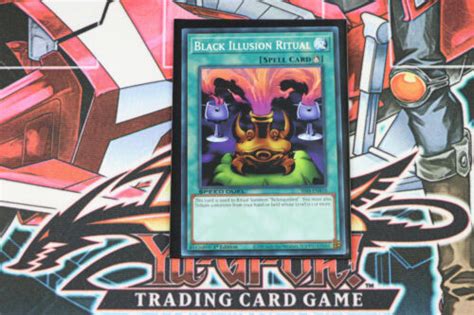 Yugioh Spell Card Black Illusion Ritual Ss04 Enb18 1st Edition Common Ebay