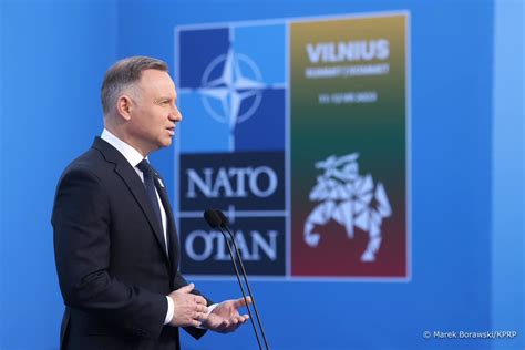 Prezydent Duda Po Szczycie Nato W Wilnie Zapowiada Zwo Anie Rady