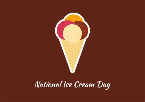 National Ice Cream Day Illustrations Royalty Free Vector Graphics