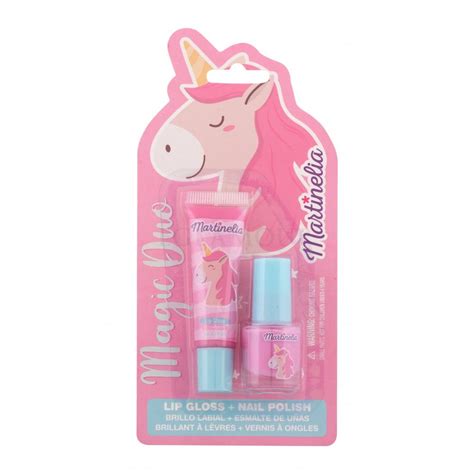 Martinelia Unicorn Magic Duo Zestaw Błyszczyk do ust 6 ml lakier do