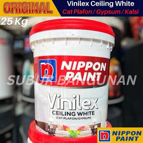 Jual Cat Plafon Cat Gipsum Grc Nippon Paint Vinilex Ceiling White