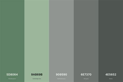 35 Best Green Color Palettes With Names And Hex Codes Creativebooster