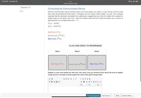 Solved Connecting The Communication Device With The Chegg