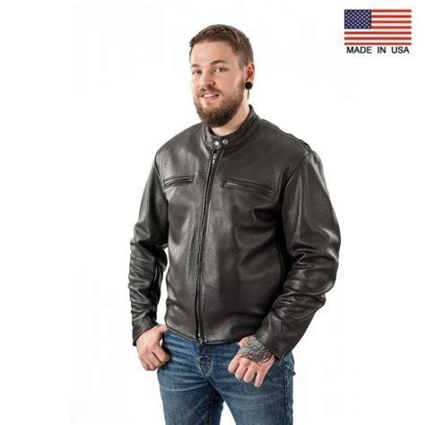 Brooks Leather N Road Warrior Made In Usa Motorcycle Jackets