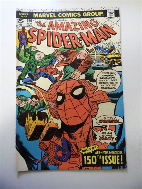 The Amazing Spider Man 150 1975 VG FN Condition Comic Books