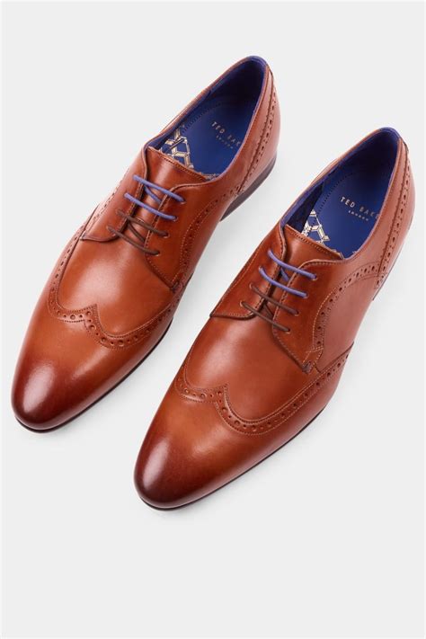 Ted Baker Ollivur Tan Brogue Tan Brogues Dress Shoes Men Brogues