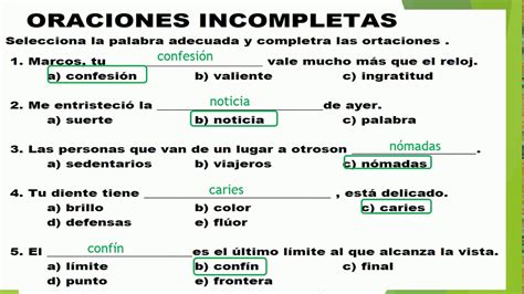 Razonamiento Verbal Oraciones Incompletas Youtube