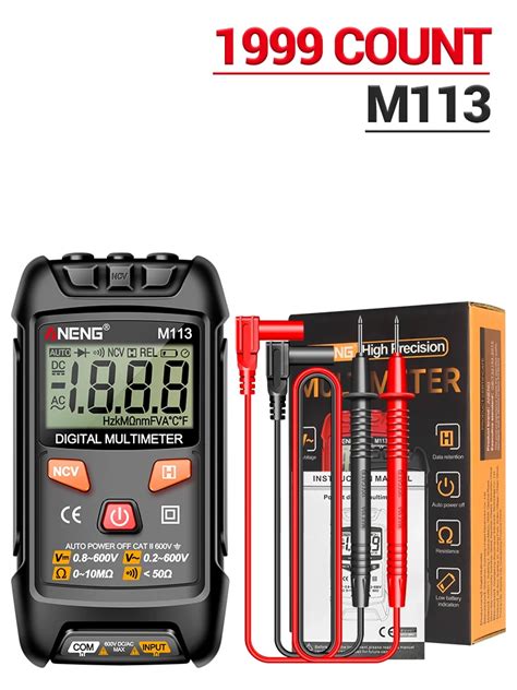 Aneng M Counts Mini Multimeter Digital Intelligent Ac Dc