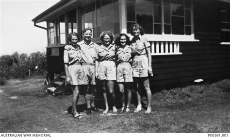 Informal Outdoor Group Portrait Of Members Of The Womens Royal