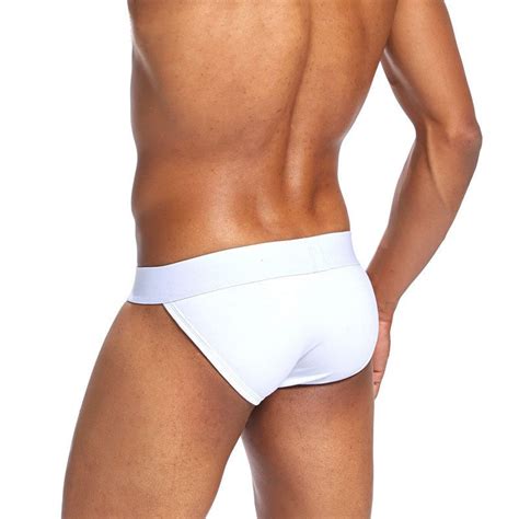 Wholesale Free Men Pure Cotton Jockstrap Underwear Brief Jock Straps G Strings Sexy Gay