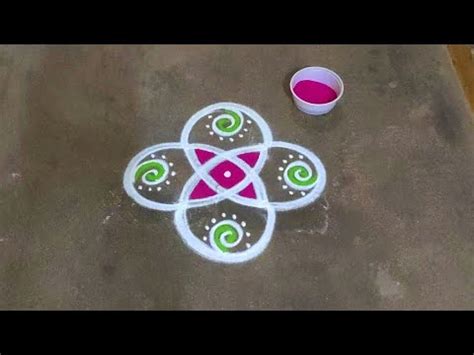 Chithirai Madham Colour Kolam Designs Dots Pandaga Muggulu Color