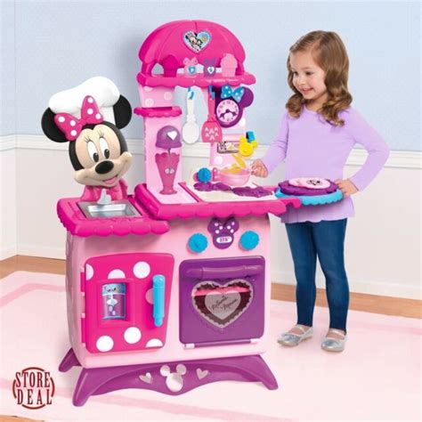 Mini Mouse Toy Play Kitchen Flipping Fun Play With Accessories Pretend