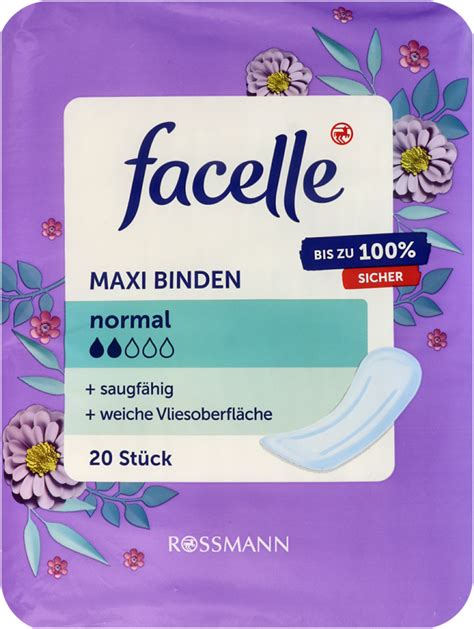 FACELLE Maxi Podpaski Higieniczne Normal 20 Szt Drogeria