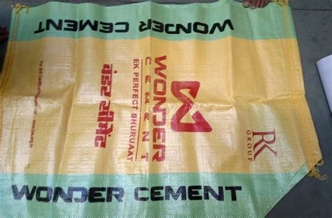 50kg PP Rectangle Empty Cement Bag At Rs 3 Piece Gyan Jyot Vidhyalay